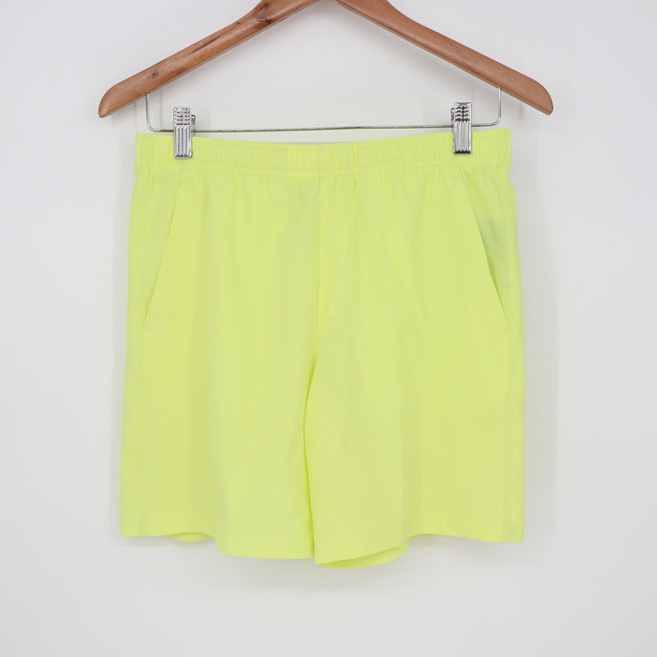 DSG Boys Agility Shorts Light Lime Neon Yellow Athletic Size L 14-16