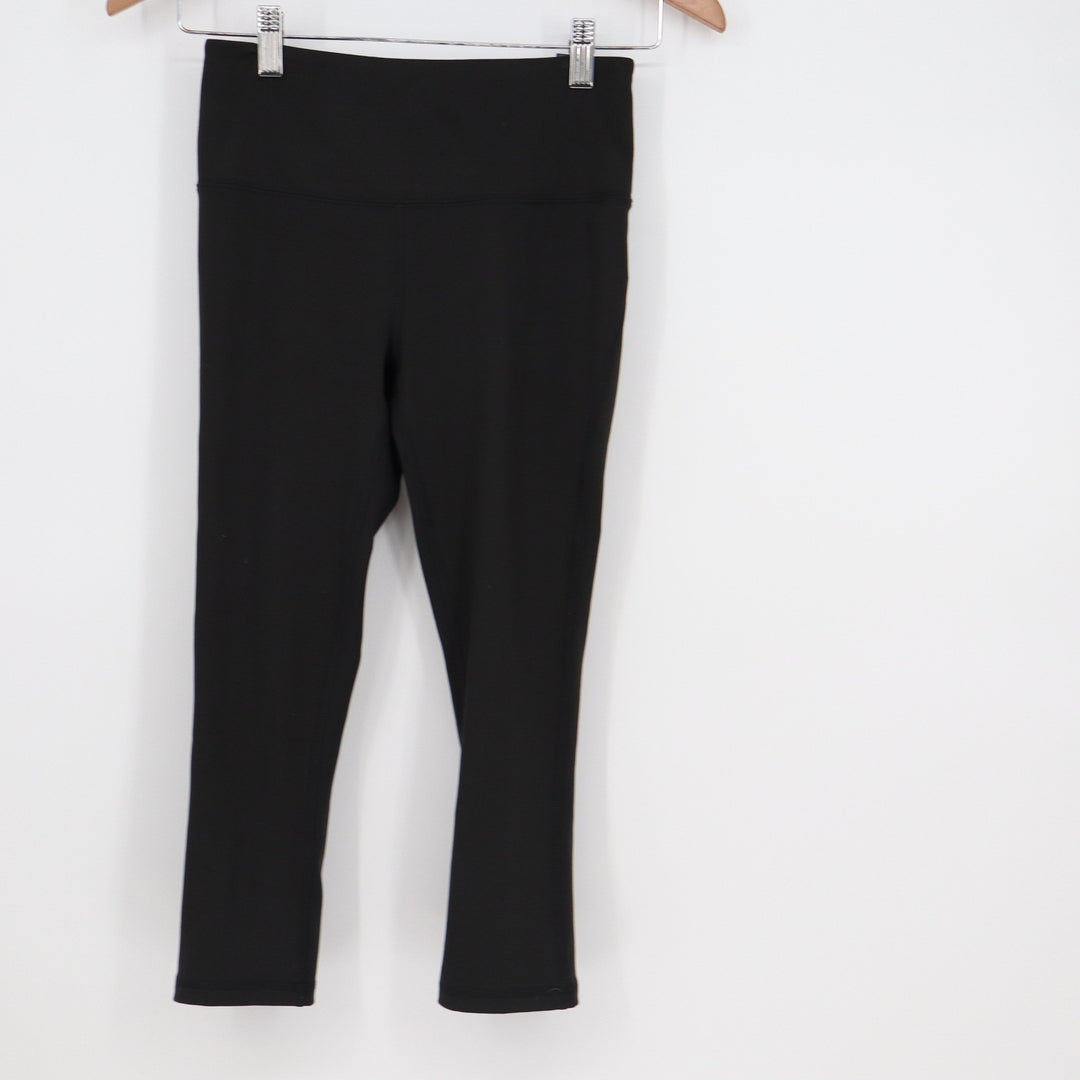 DSG Womens Momentum High Rise Capri Leggings Pure Black XS