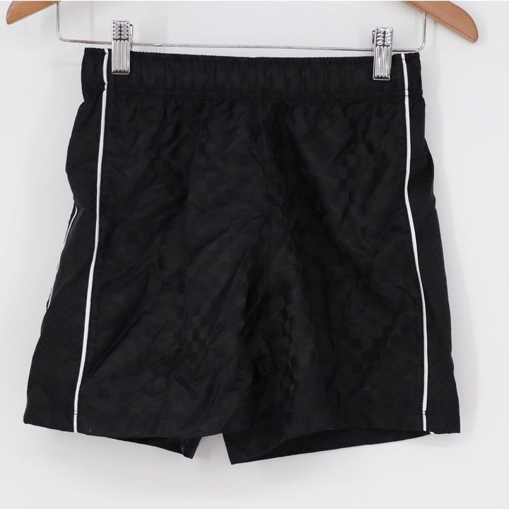 DSG Boys Woven Soccer Shorts Black Checkerboard Athletic Size M 10-12