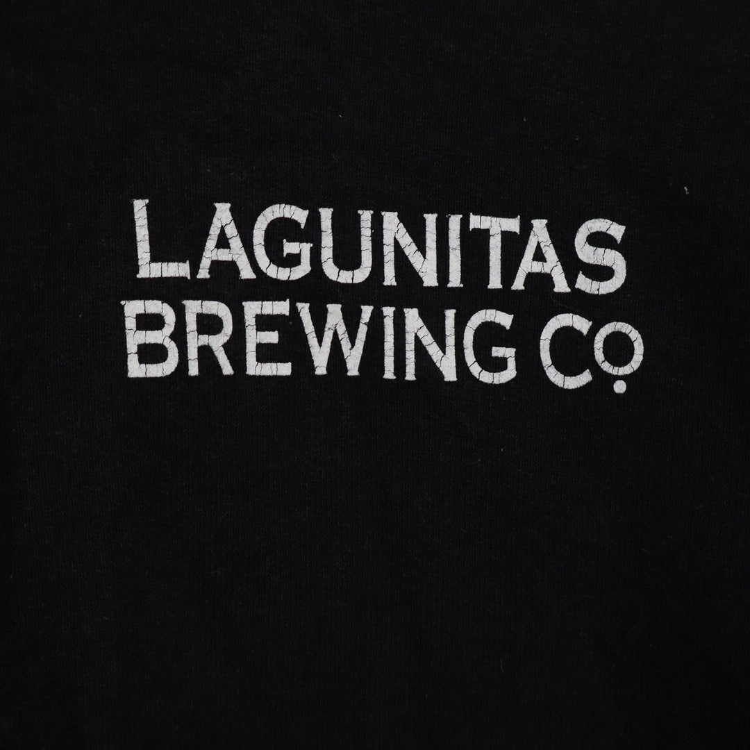 Hanes Lagunitas Brewing Co IPA Hoodie Black Heavyweight Pullover Mens XL