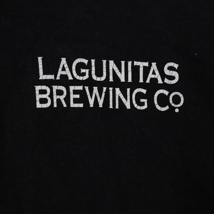 Hanes Lagunitas Brewing Co IPA Hoodie Black Heavyweight Pullover Mens XL