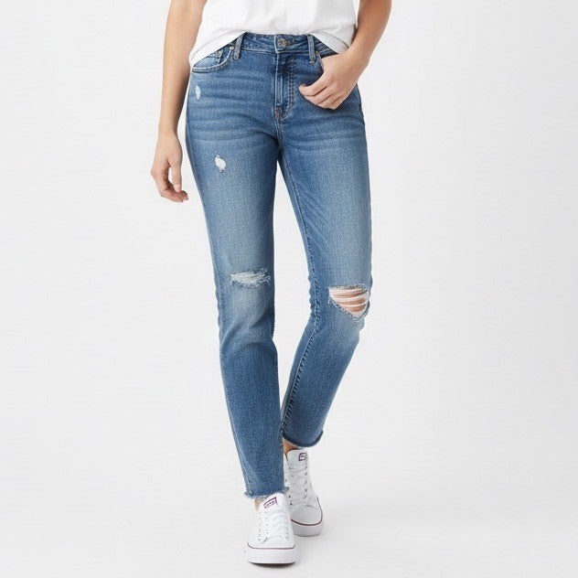 Old Navy Jeans Womens 14 Tall Blue High Rise Secret Smooth Pockets OG Straight