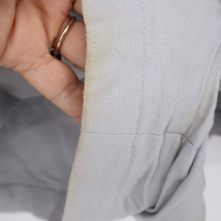 BCBGeneration Romper Womens 6 KRO9B402 Pearl Grey Linen Blend Bow Front Good