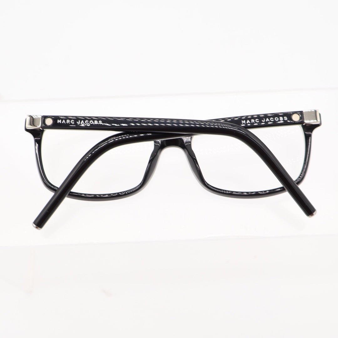 Marc Jacobs Eyeglasses Unisex N/A MARC 74 807 Black Rectangular Excellent