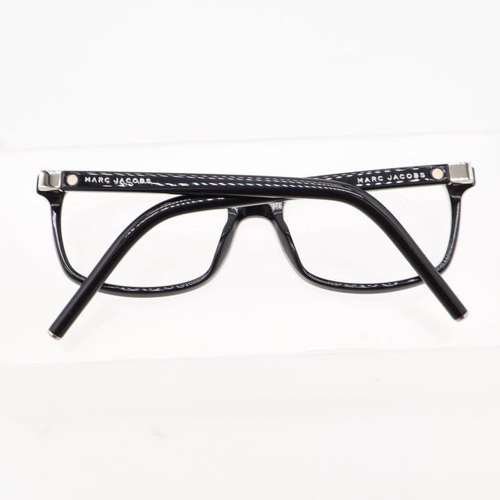 Marc Jacobs Eyeglasses Unisex N/A MARC 74 807 Black Rectangular Excellent