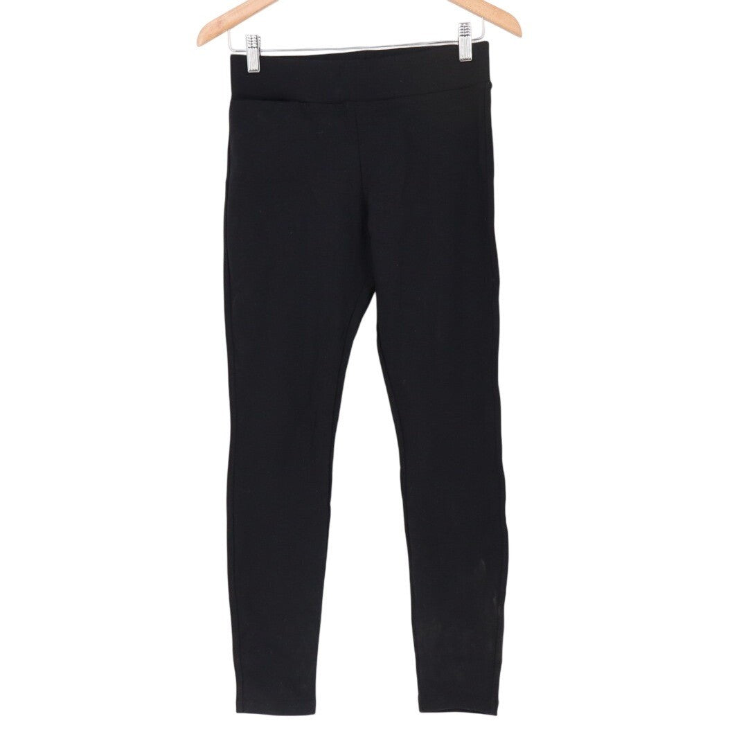 American Giant Leggings Womens 4 Black Stretch Elastic Waist Skinny Active Wear
