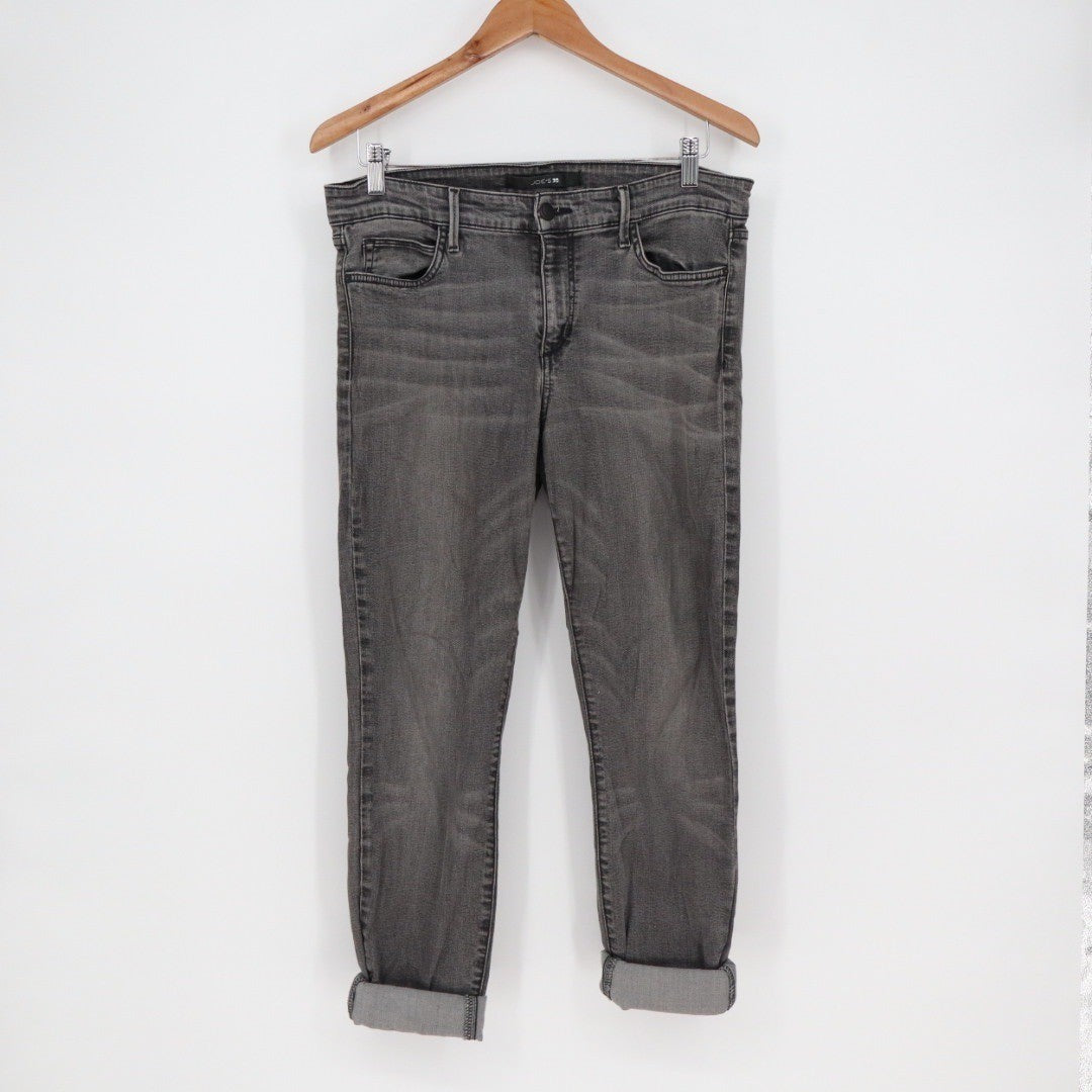 Joes Jeans Charcoal Grey Wash Skinny Leg Denim Pants W31