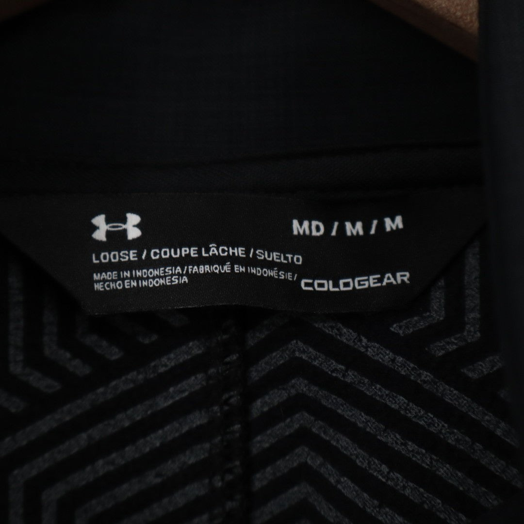 Under Armour Cold Gear PSCOA Track Jacket Men's Medium Black Full Zip Stretch