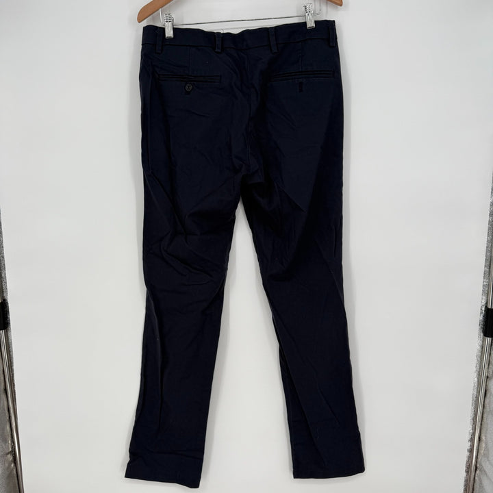 Dockers Flex Comfort Slim Fit Chino Pants Mens 33x34 Blue Cotton Stretch Formal