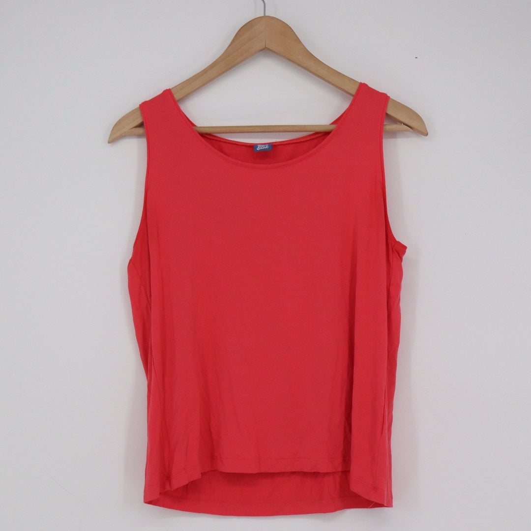 RipSkirt Hawaii Modal Spandex Tank Top Coral Red Womens Medium