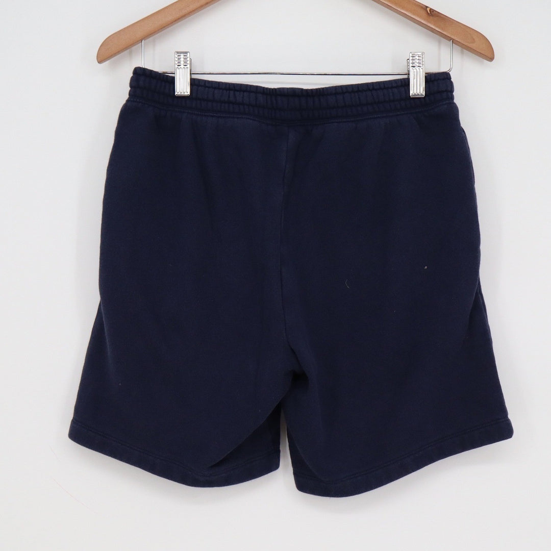 Gap Mens Fleece Logo Shorts Navy Blue Elastic Drawstring XS