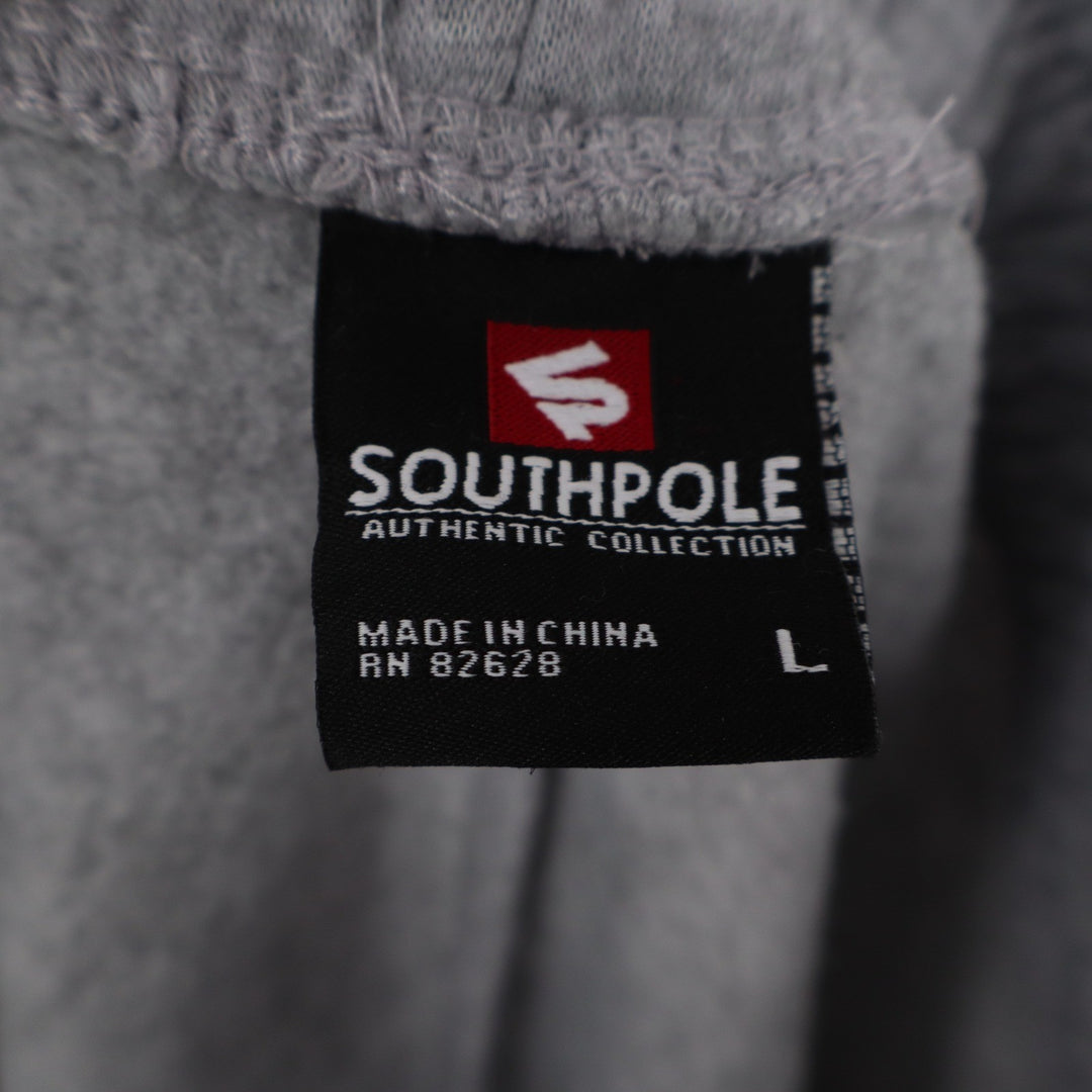 Southpole Mens Fleece Sweat Shorts Heather Grey Relaxed Fit Size Large
