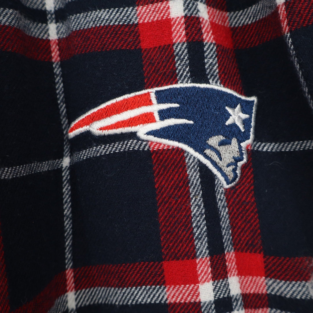 NFL Team Apparel New England Patriots Plaid Lounge Pajama Pants Mens XXL