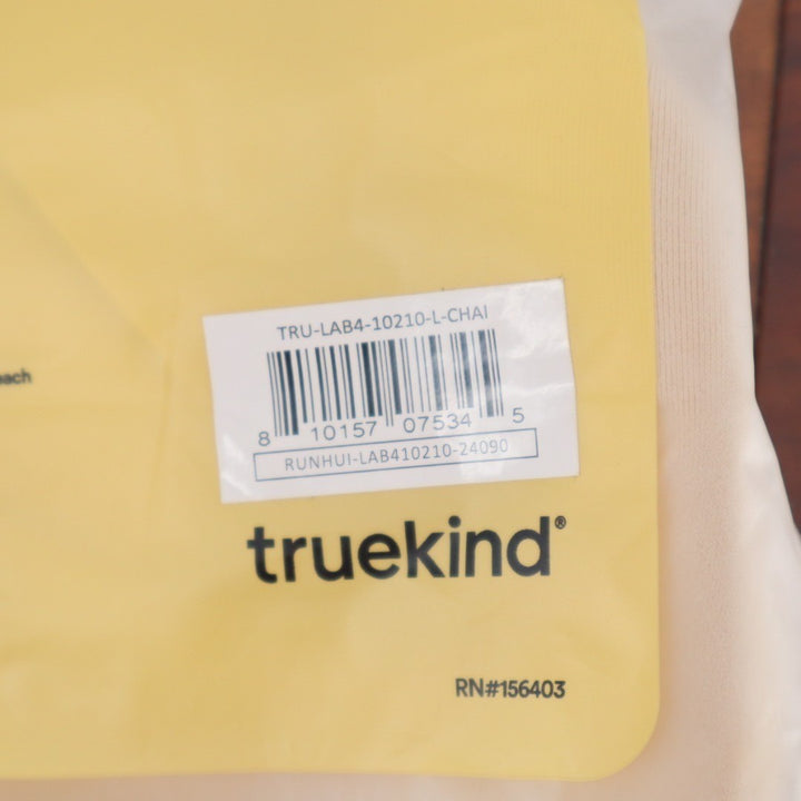 Truekind Supportive Comfort Wireless Shaping Bra Large Beige Stretch Seamless