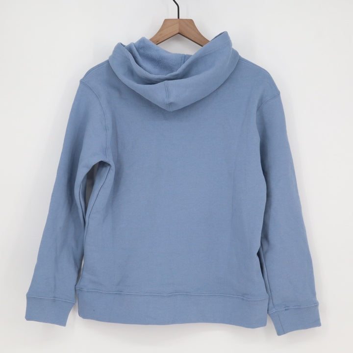 American Giant Midweight Hoodie Womens XS Blue Fleece Kangaroo Pocket Pullover