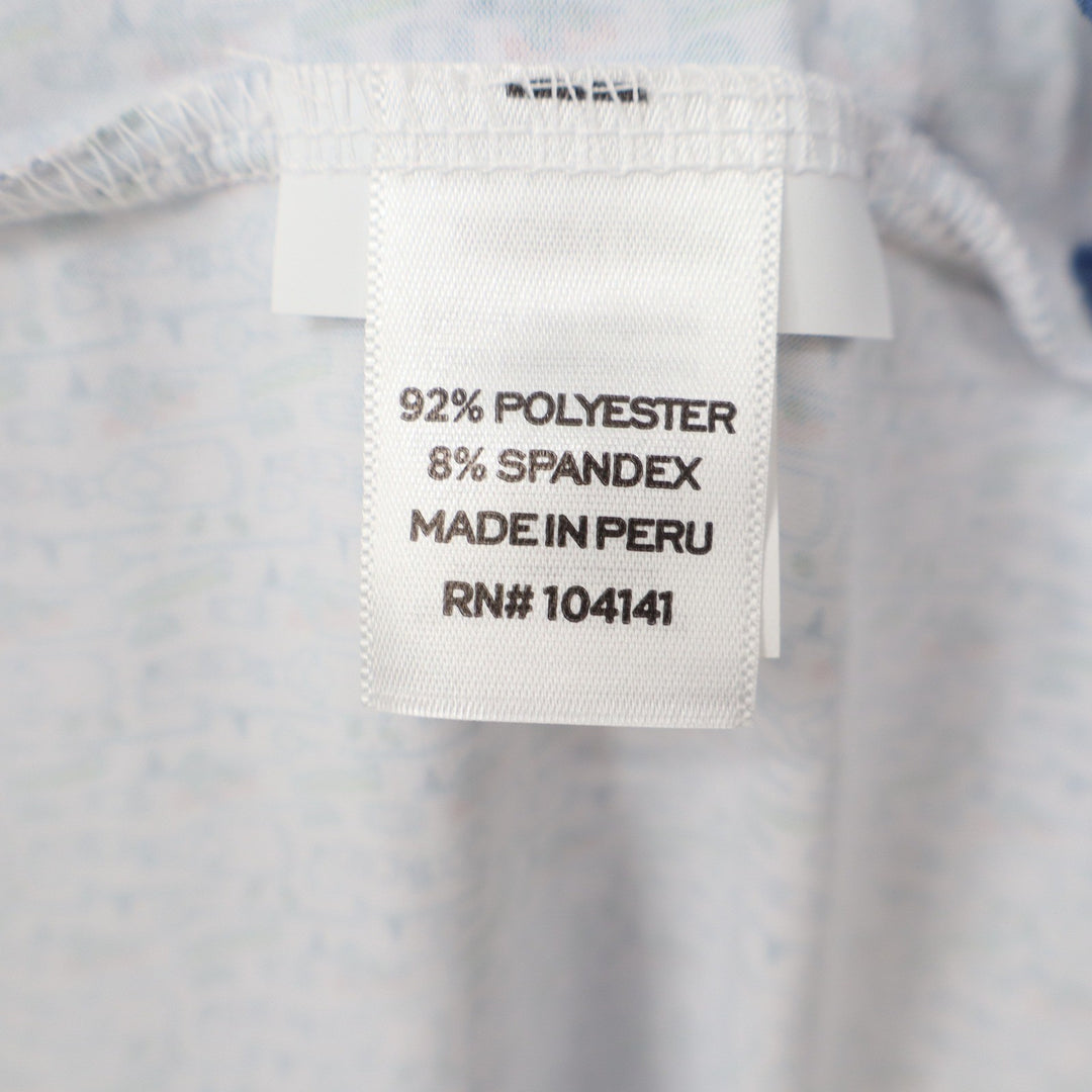 Walter Hagen Mens Performance 11 Bloody Mary Golf Polo Shirt White Navy Small