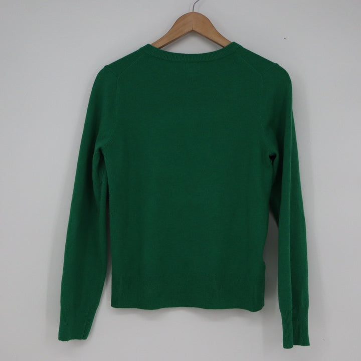 A New Day Womens Green Crewneck Long Sleeve Pullover Sweater Size M