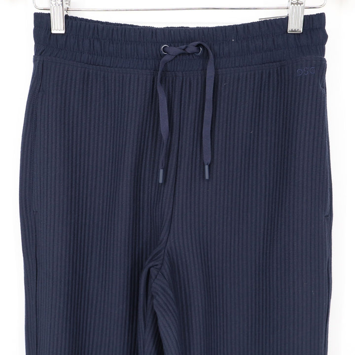 DSG So Soft Ottoman Jogger Womens XS Jet Navy Blue Ribbed Pants