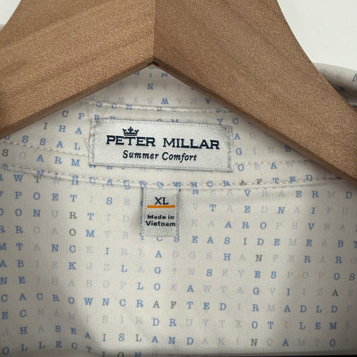 Peter Millar Summer Comfort Polo Shirt XL Mens Golf Tennis Casual Short Sleeve
