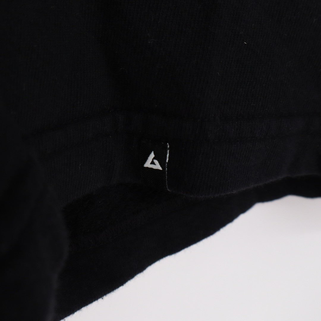 American Giant Sweat Shorts Mens Large Black Cotton Drawstring Waist Casual