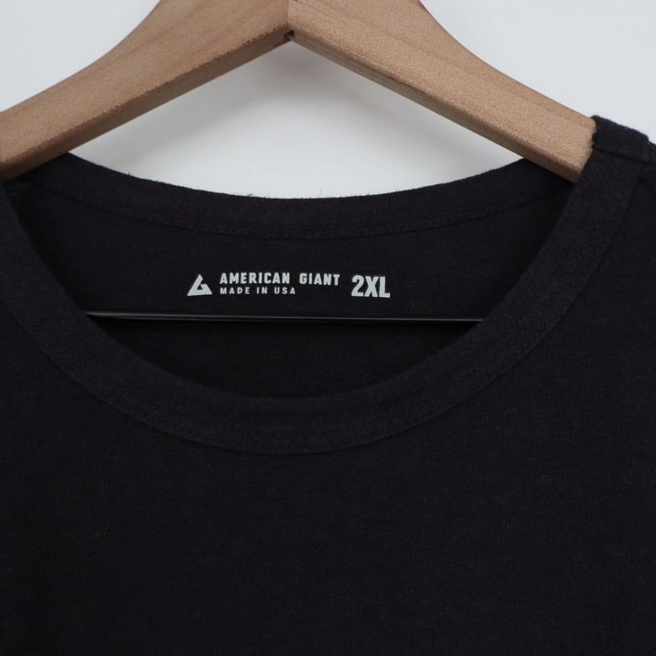 American Giant Hemp Jersey Crew Tee Size 2XL Made In USA