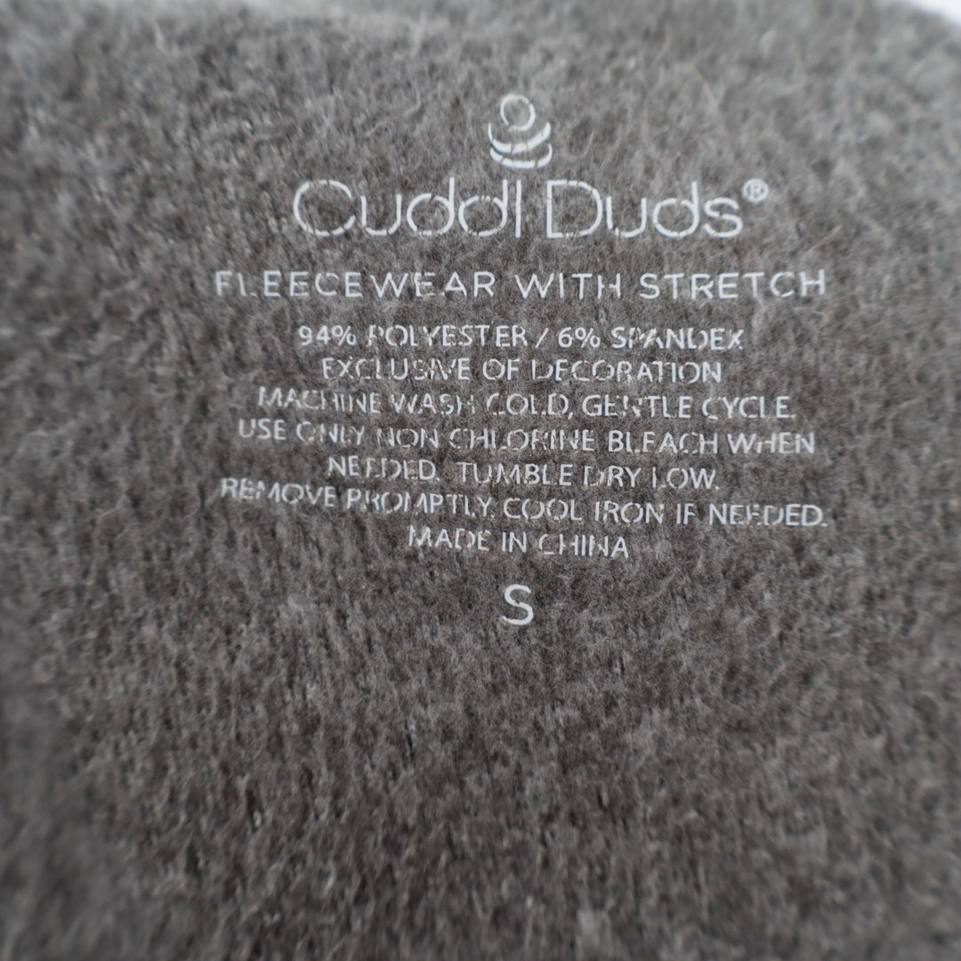 Cuddl Duds Fleecewear with Stretch Pajama Pants Womens Small Gray Sleepwear