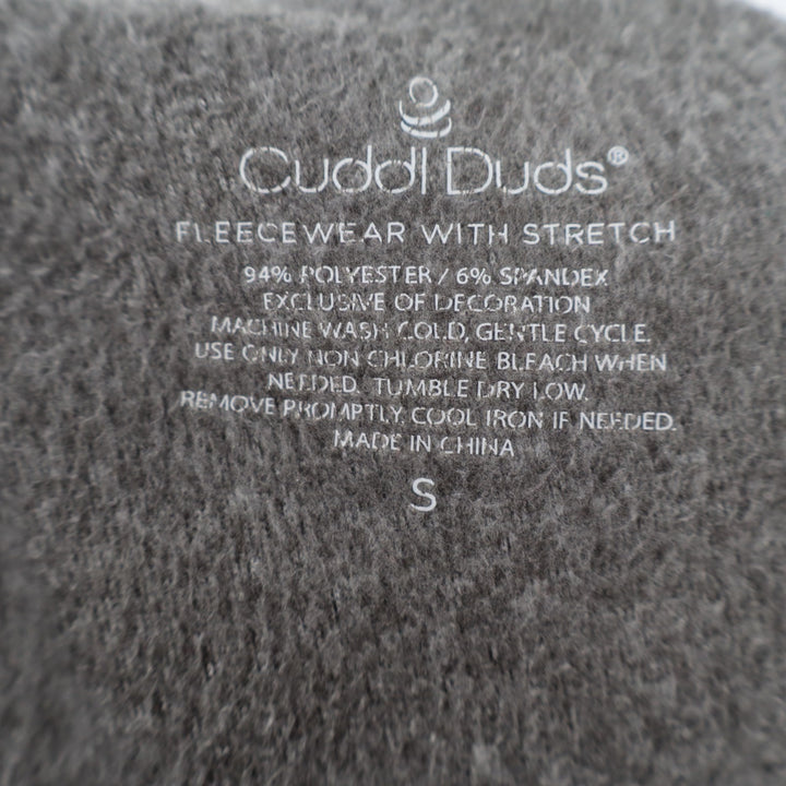 Cuddl Duds Fleecewear with Stretch Pajama Pants Womens Small Gray Sleepwear