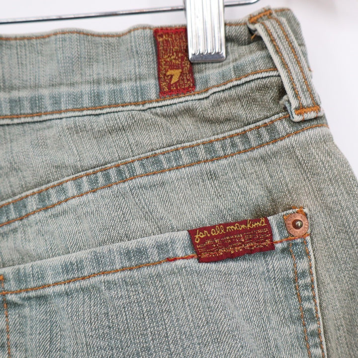 VTG 7 For All Mankind Jerome Dahan Bootcut Jeans Womens 26 Light Brown Stretch