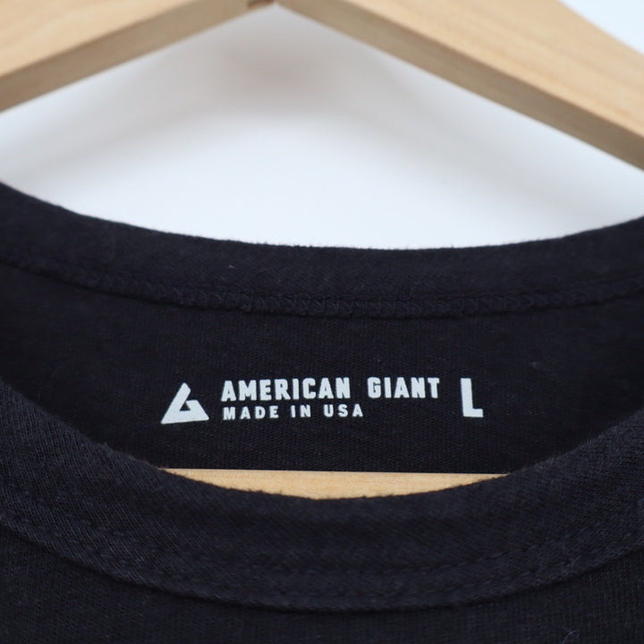 American Giant Men's Hemp Jersey Crew Tee Size L Made In USA