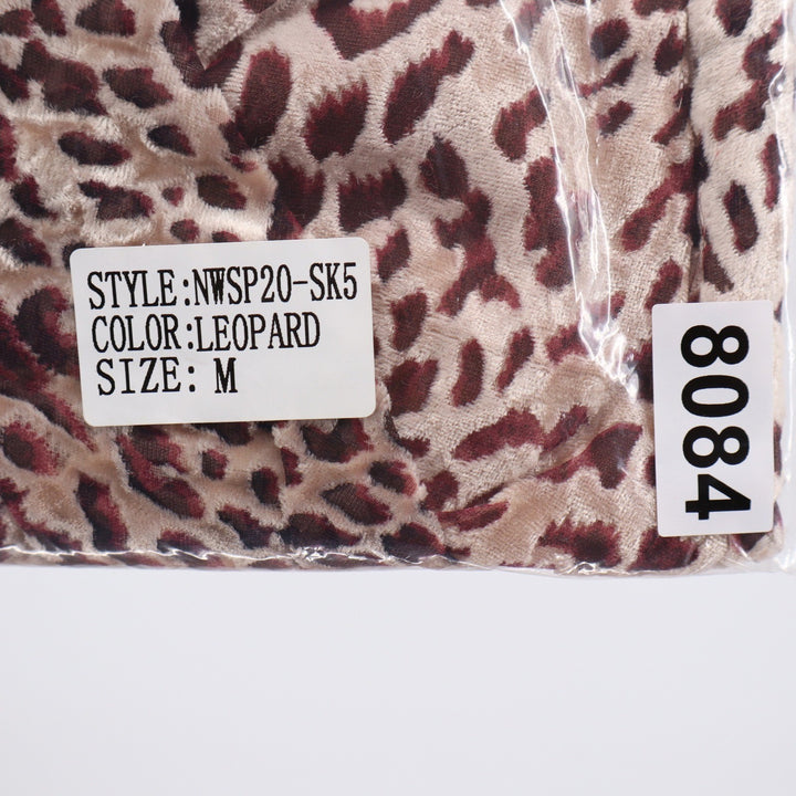 Naked Wardrobe The Statement Leopard Print Ruched Ruffle Mini Skirt M