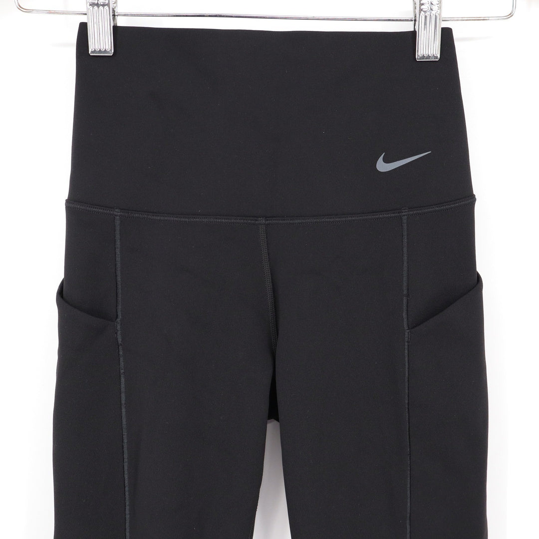 Nike Universa Dri-FIT Womens High Rise Cropped Leggings Black XS