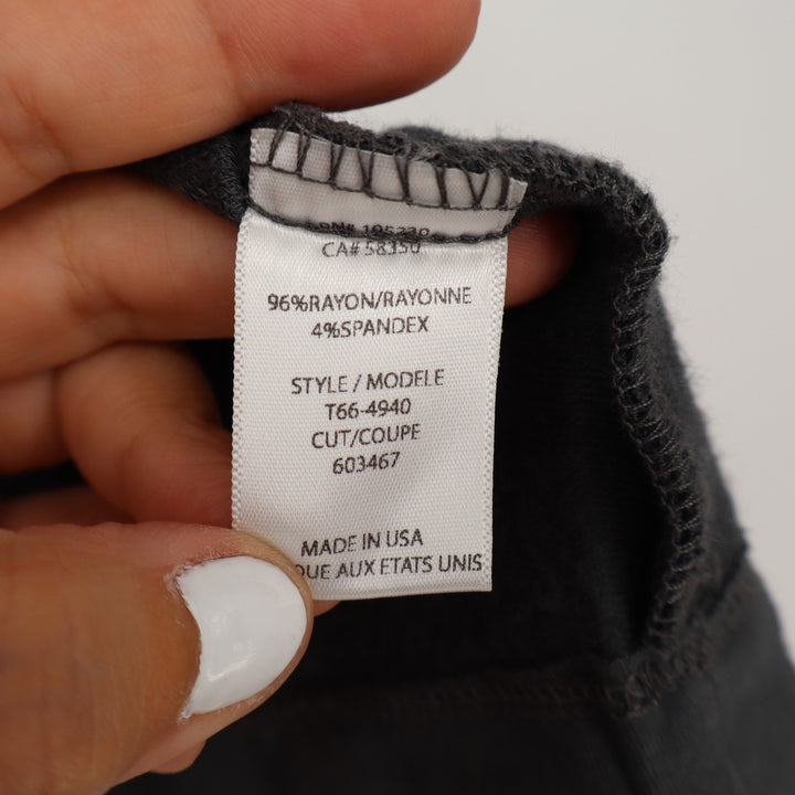 Soft Joie Charcoal Gray Knit Blazer 3/4 Sleeve Womens XS USA Made