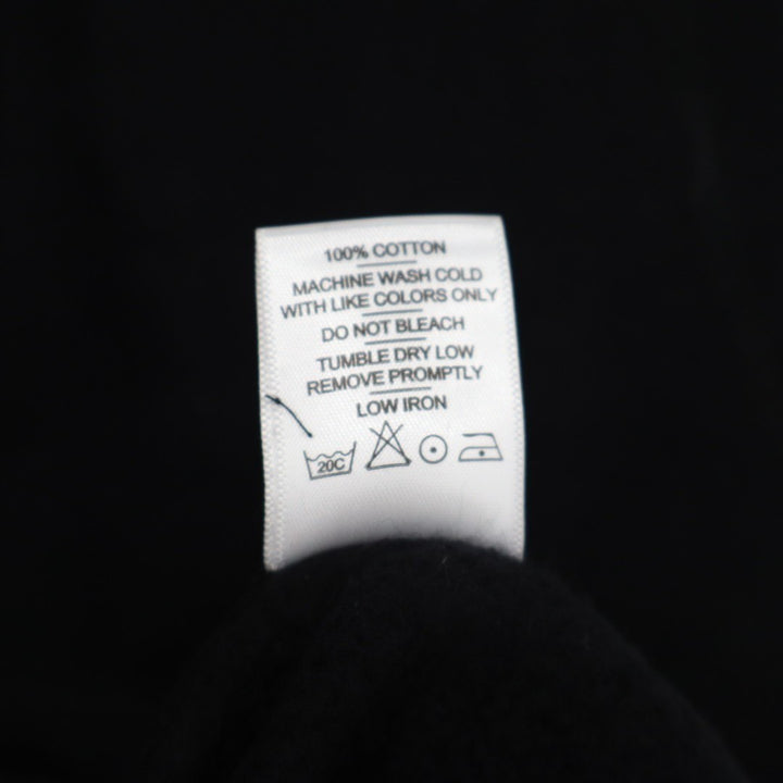American Giant Midweight Vest Men's Large Black Full Zip Cotton Fleece Lined
