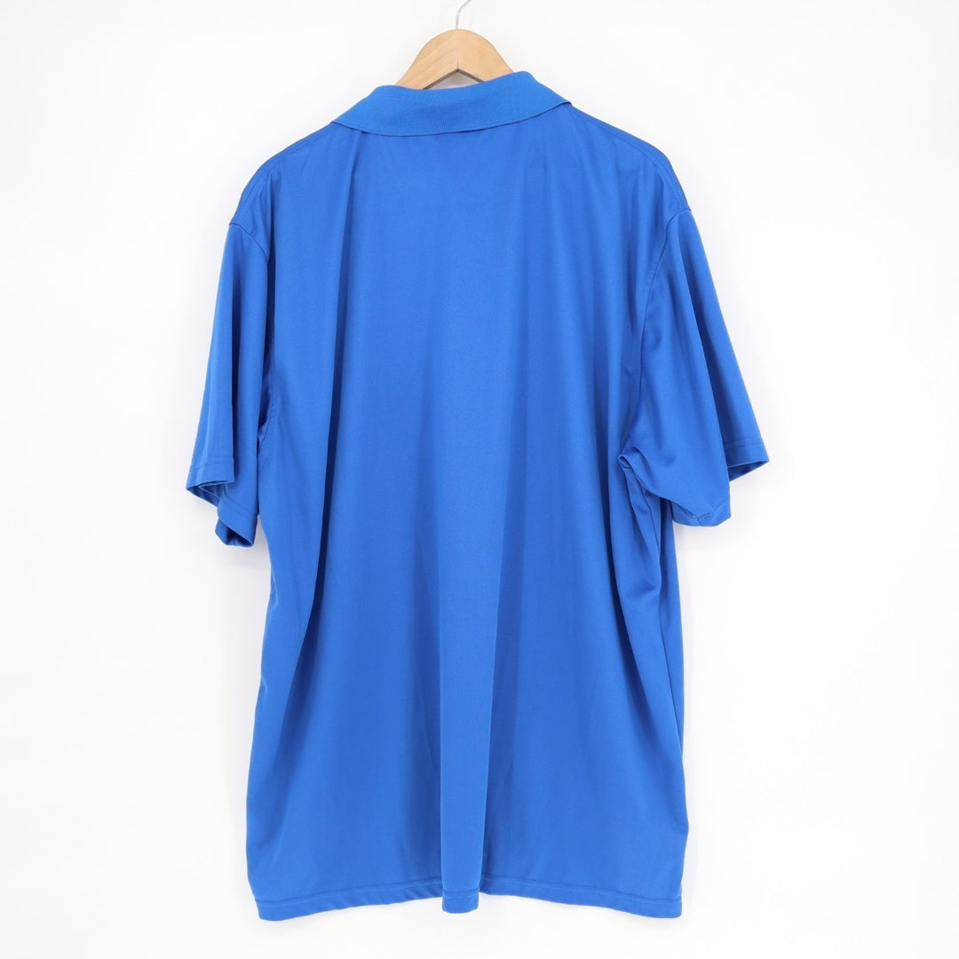 Vansport Polo Shirt Mens 2X Blue ABC Supply Co Short Sleeve Golf Tennis Pullover