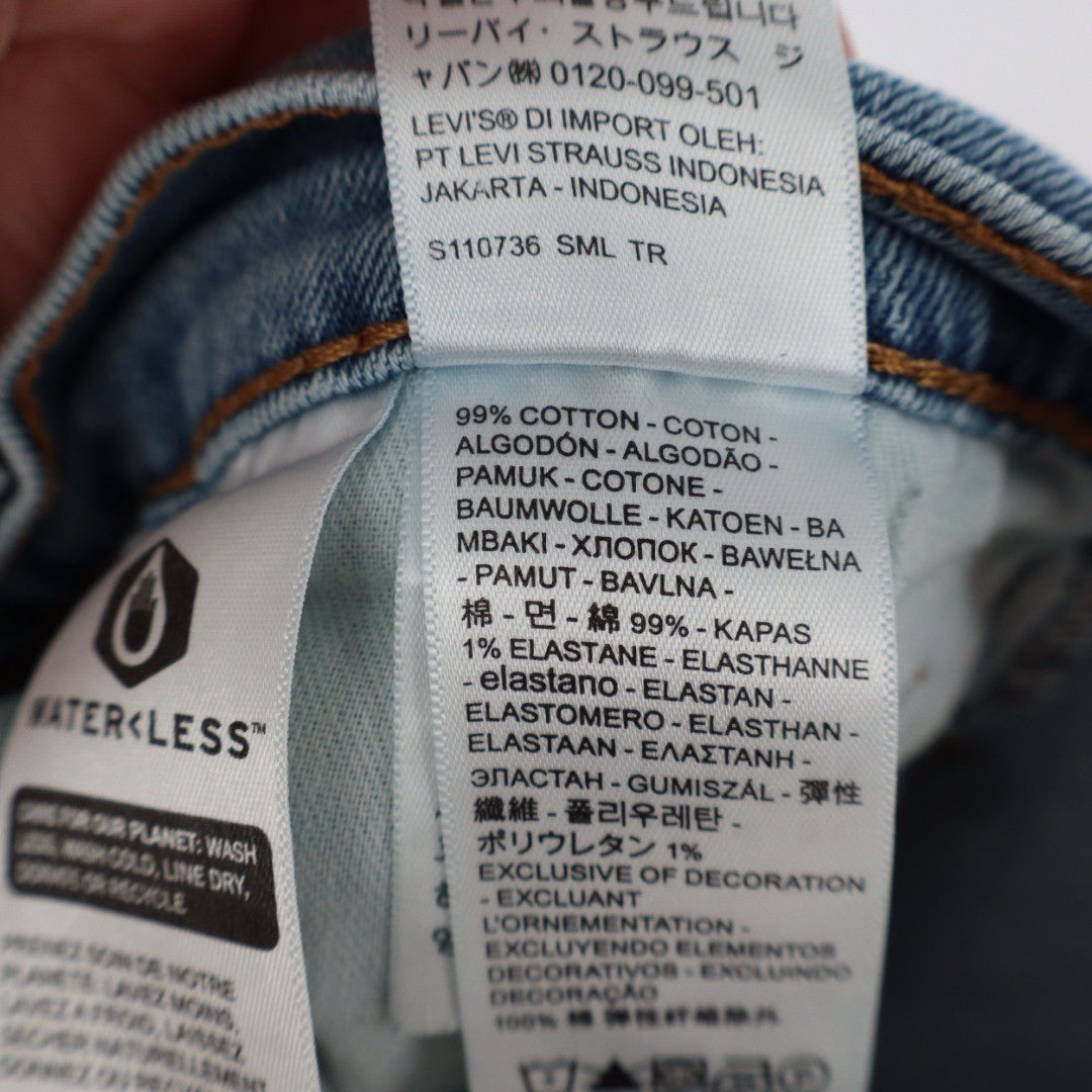 Levi Strauss 511 Slim Fit Jeans Light Wash Mens Size 30x32