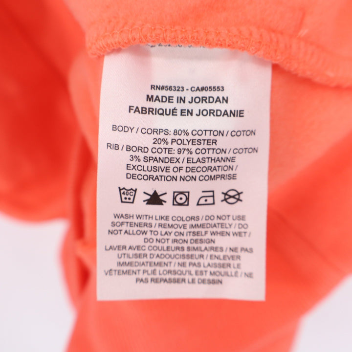 Nike Kids Oversized Fleece Hoodie Coral Orange Medium NEW