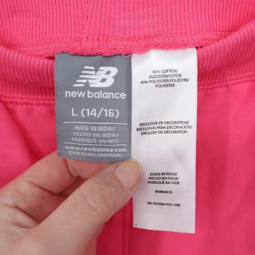 New Balance Girls Dragon Berry Pink Athletic Shorts L 14/16