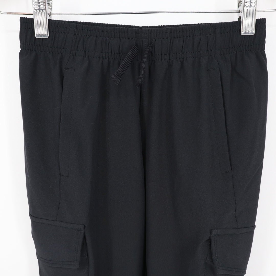 Under Armour Boys Pennant Woven Cargo Pants Black Youth Small YSM  NWT