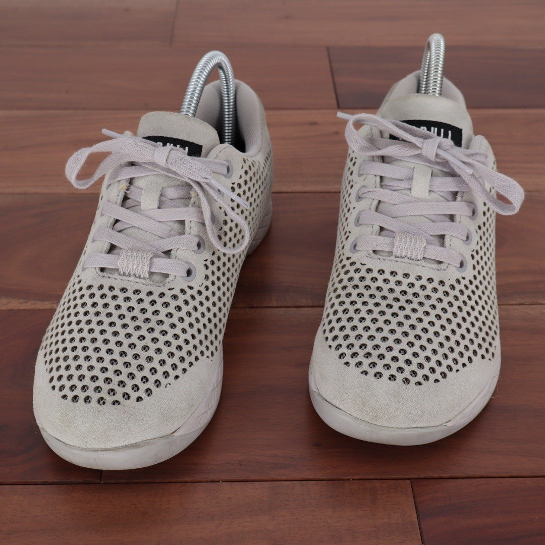 NOBULL Trainers Grey Perforated Athletic Shoes Women's Size 8.5