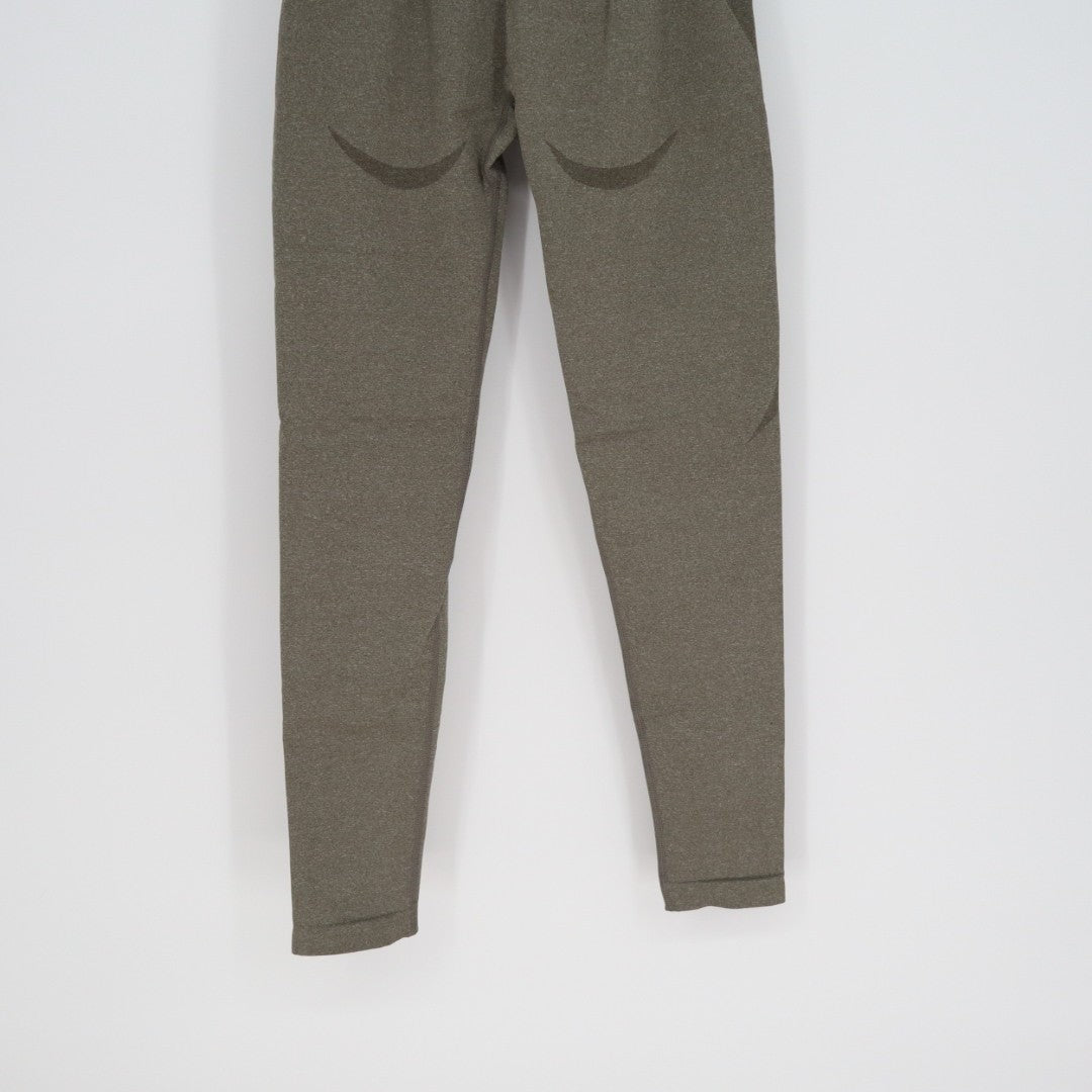 NVGTN Seamless Contour Leggings Womens Small Olive Stretch High Waist Skinny Leg