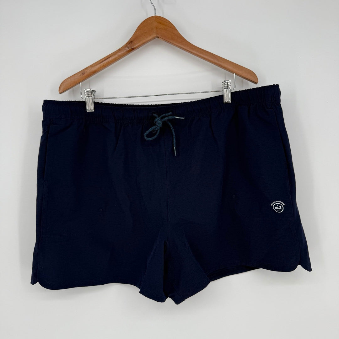 Allbirds Natural Run Shorts XXL Navy Blue Merino Wool Blend Athletic Performance