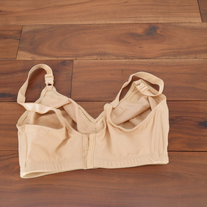 Bali Double Support Wireless Bra Womens 38DD Nude Adjustable Strap Full Coverage
