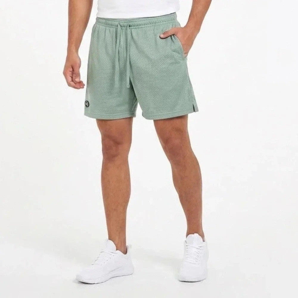 Under Armour Mens Icon Mesh Shorts Sage Green Size Small NEW