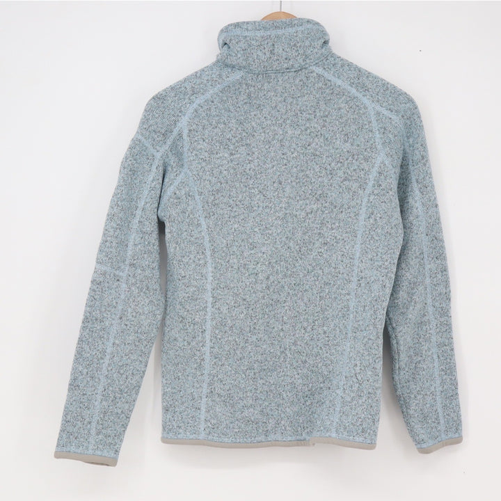 Patagonia Pullover Womens S Better Sweater Light Blue Heather 1/4 Zip Excellent