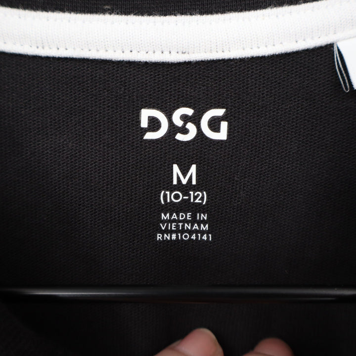 DSG Boys Harlem New York Basketball Graphic T-Shirt Black Size M 10-12 NEW