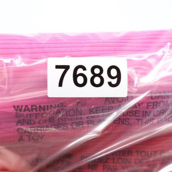 Naked Wardrobe Pink Red Colorblock Ribbed Midi Dress Womens Size M