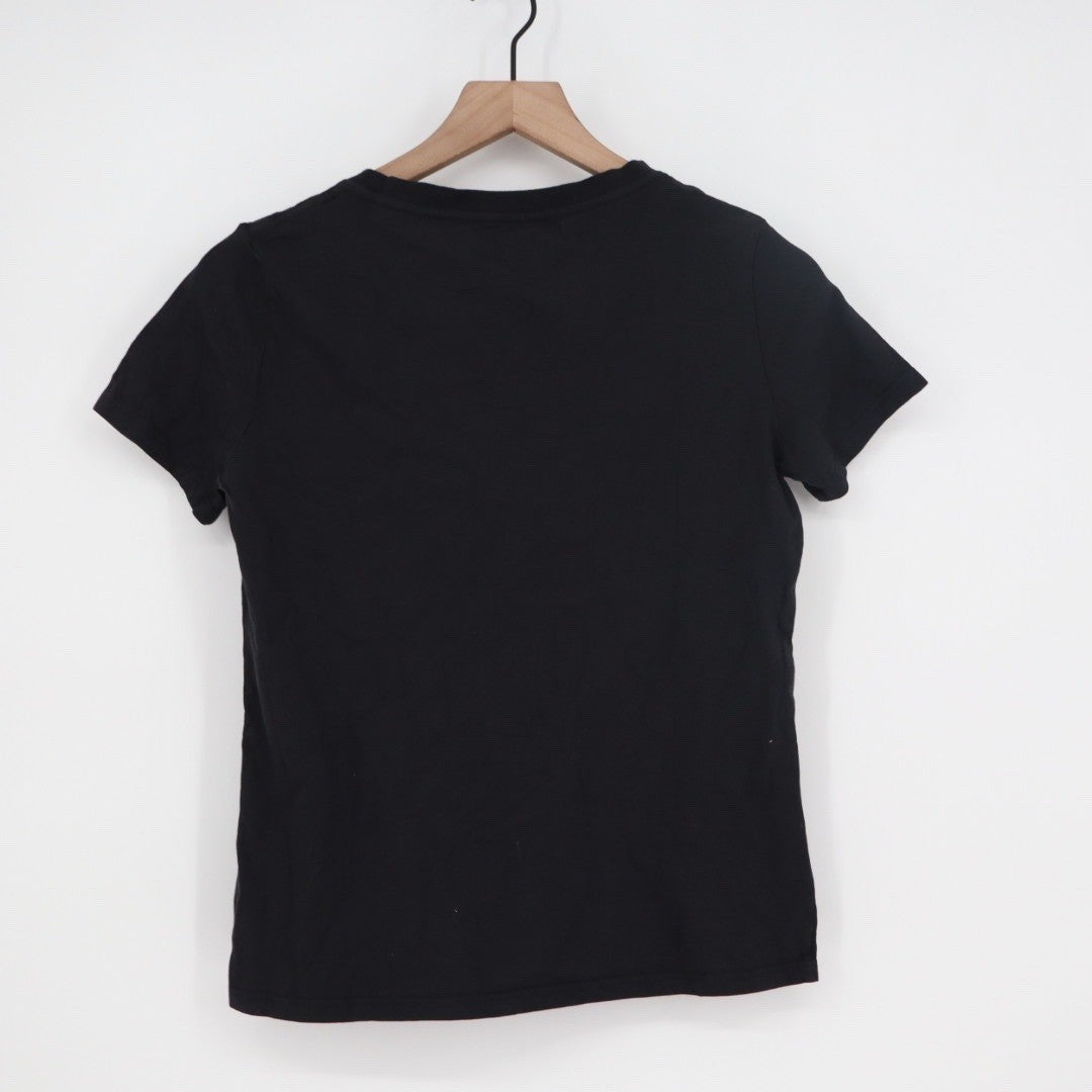 American Giant Black Crew Neck Short Sleeve T Shirt Made in USA XS