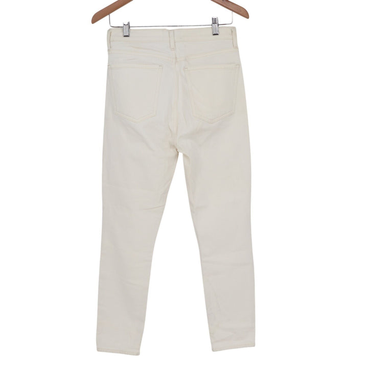 Agolde Straight Jeans Womens 27 White Light Wash Denim Cotton Casual Streetwear