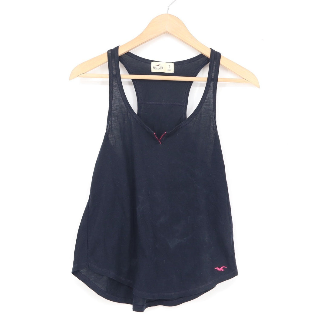 Hollister Womens Navy Blue Racerback Tank Top Small NWT