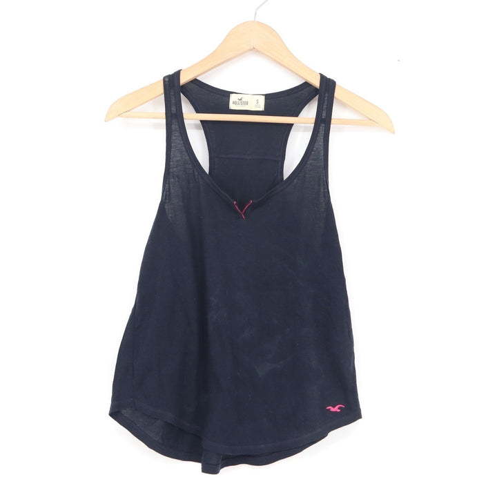 Hollister Womens Navy Blue Racerback Tank Top Small NWT